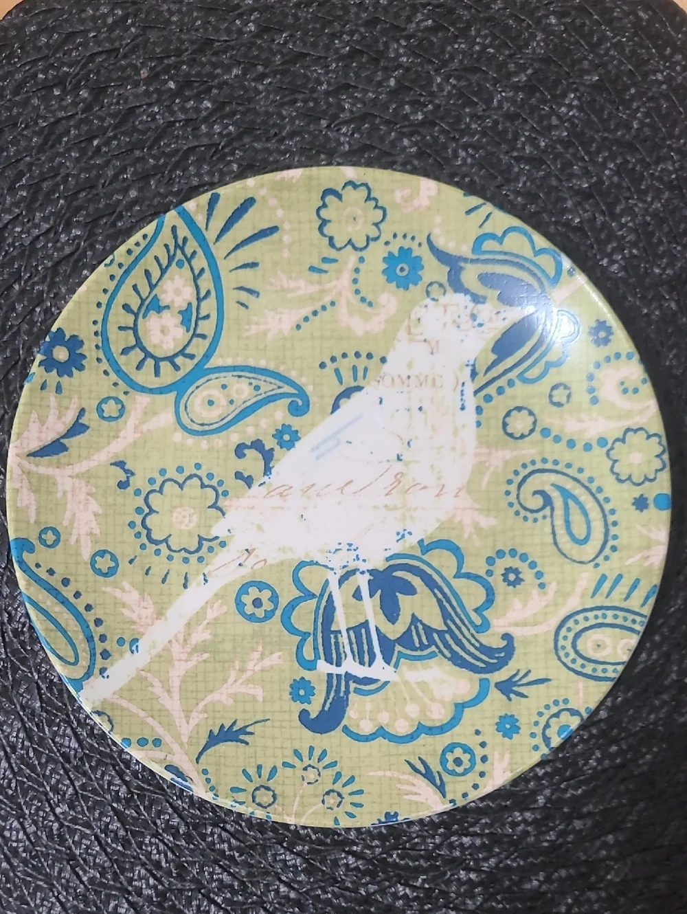 Vintage Pier 1 Imports Porcelaine 8 In. Dessert Salad Bohemian Plates Set of 4